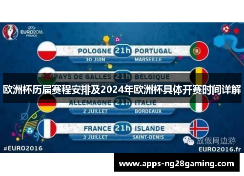 欧洲杯历届赛程安排及2024年欧洲杯具体开赛时间详解 欧洲杯历届赛程安排及2024年欧洲杯具体开赛时间详解